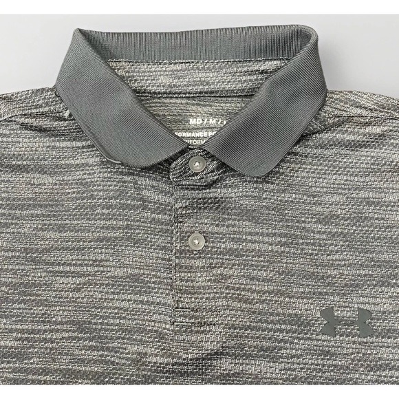 Under Armour Other - Under Armour The Performance Short Sleeve Golf Polo Shirt Men's M Gray